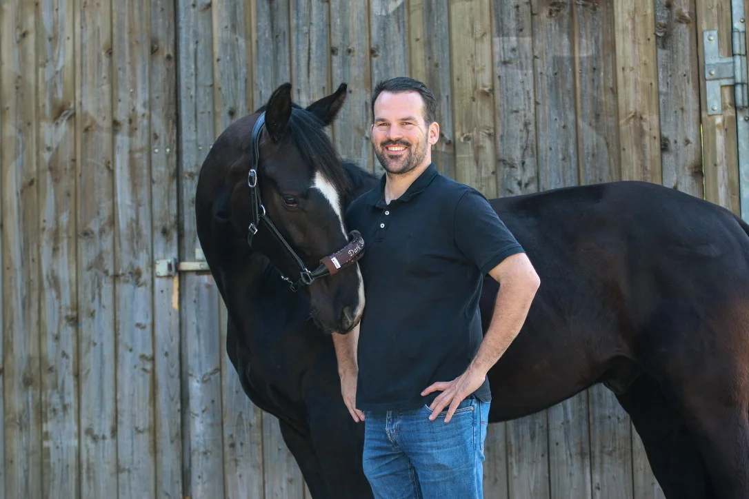 Steffen Vietz mit Pferd